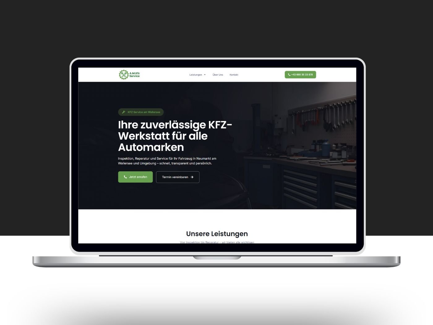 Website-Projekt A.M. KFZ Service
